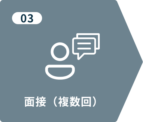 面接（複数回）