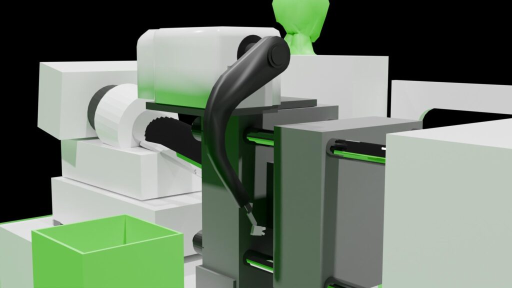 High-speed extraction shortens cycle time.